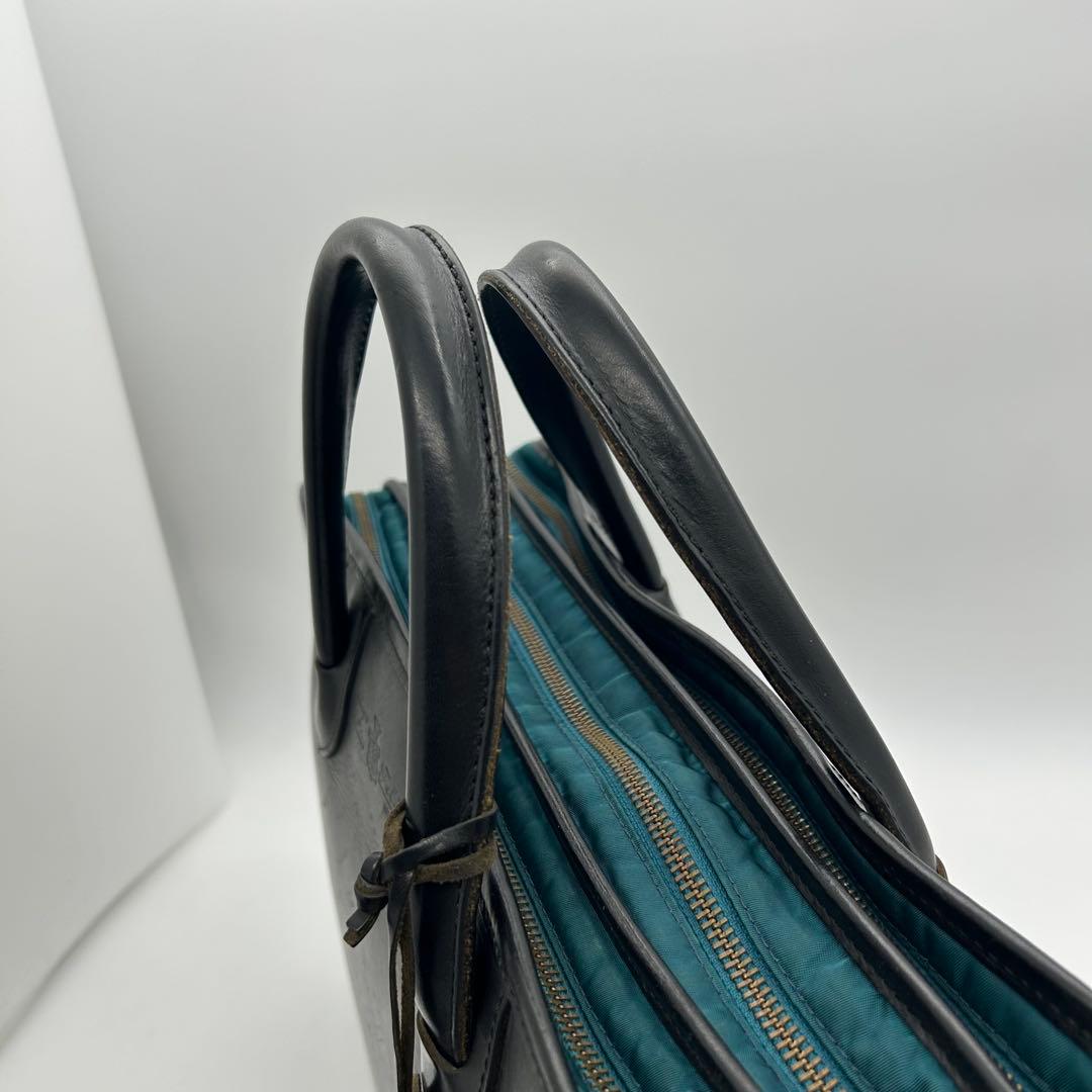 定価12.1万円　フェリージ　ビジネスバッグ　アコーディオン　レザー　三室　廃盤