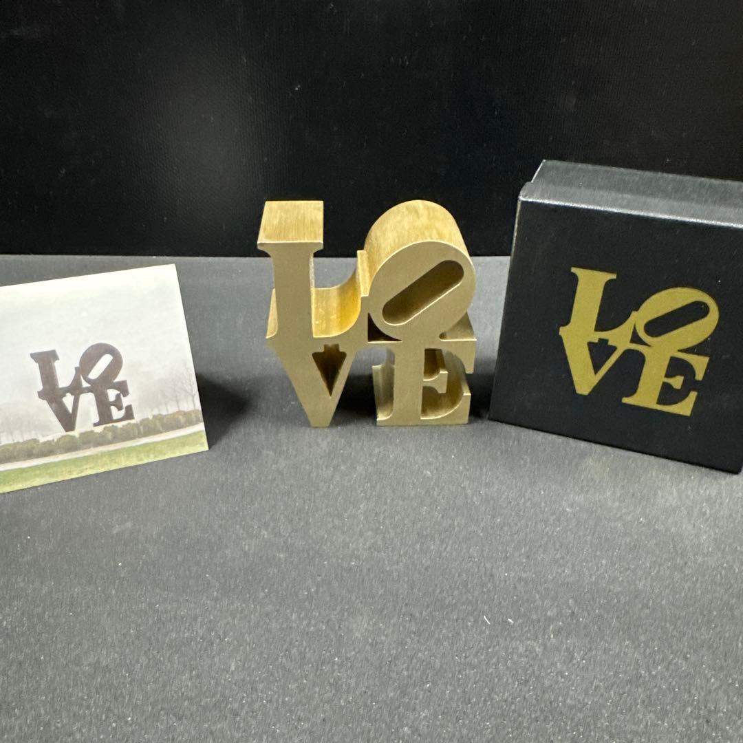 ロバート・インディアナLOVE　ペーパーウェイト　Robert Indiana ロバートインディアナ LOVE ペーパーウエイト ロバート・インディアナ