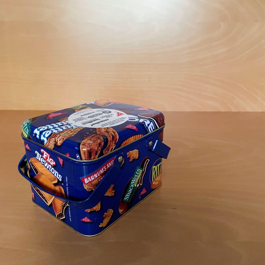 ナビスコ　ヴィンテージ　ランチボックス　アメトイ　TIN 缶ボックス　昭和レトロ