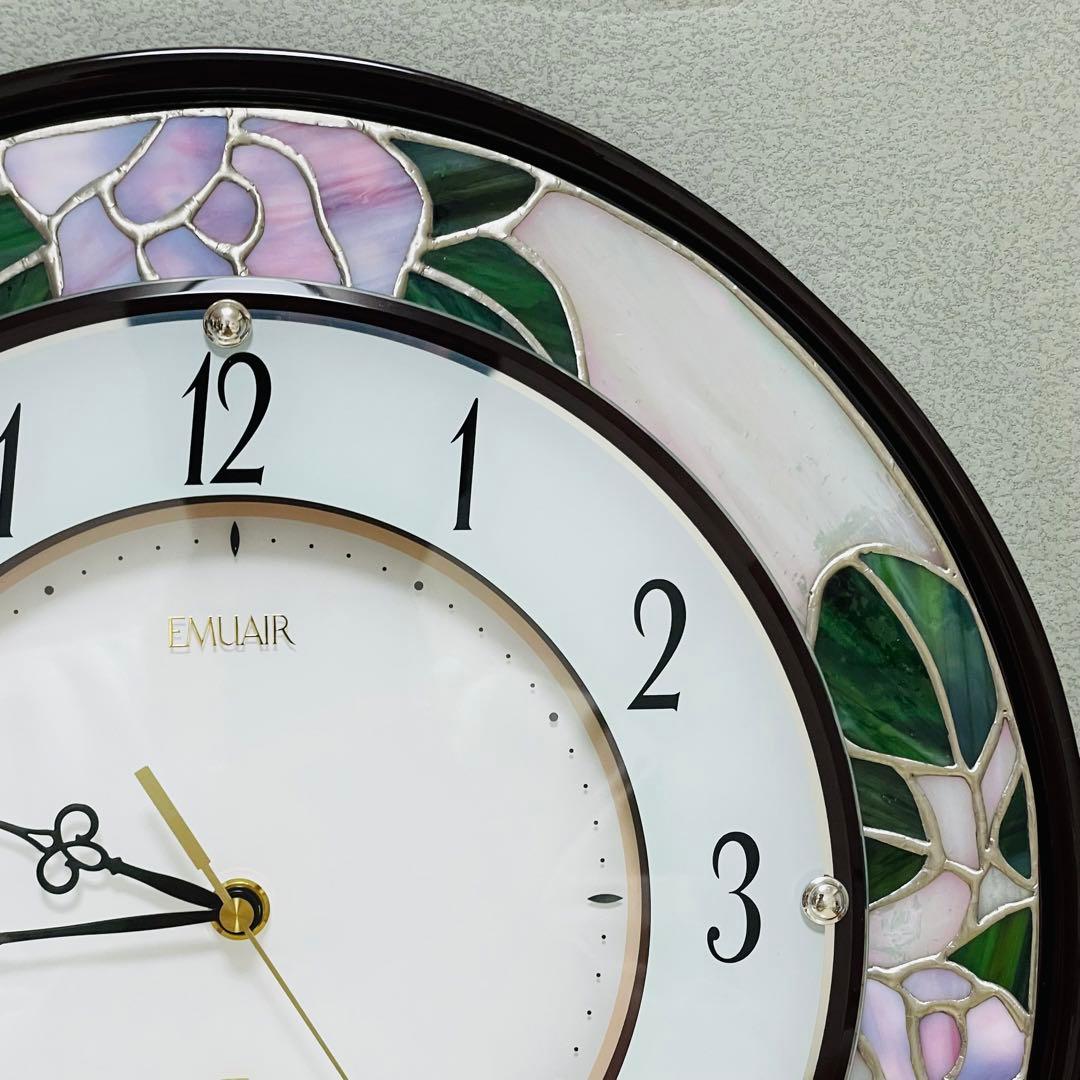 廃盤 RHYTHM リズム 掛時計 エミュエール M8F