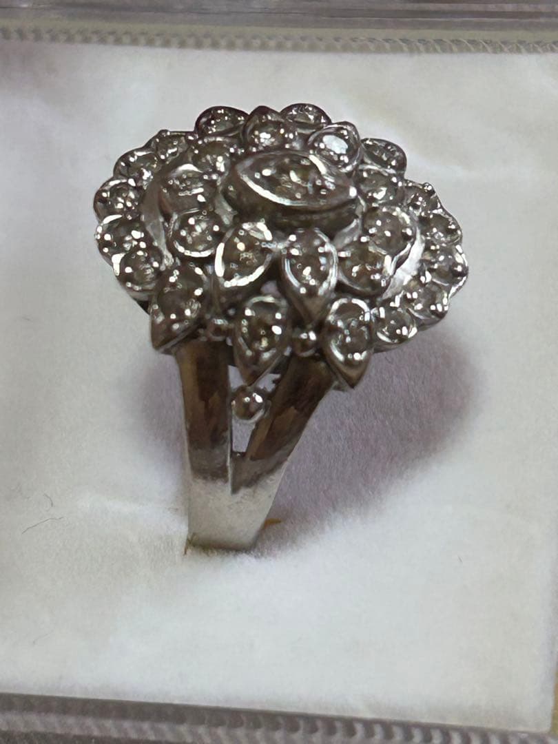 な*つ様 ジュエリー pt900／プラチナ／天然ダイヤモンドリング　#9