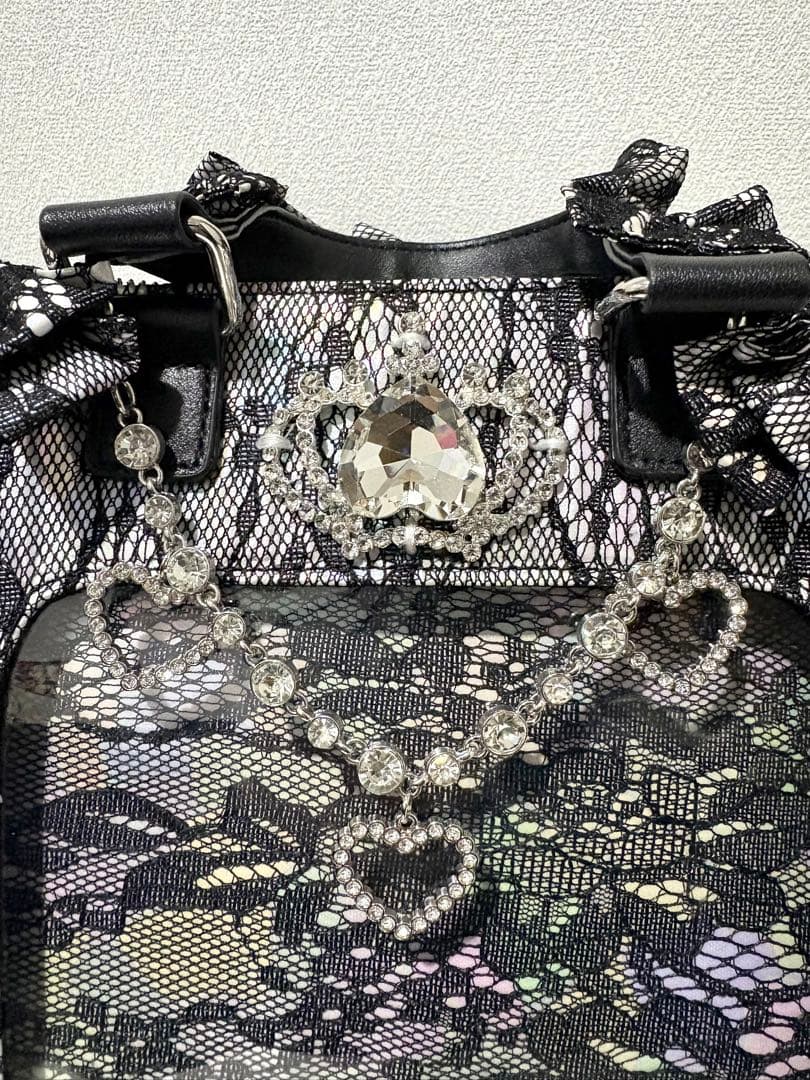 パルエルフィー Palelfy 痛バ オーロラレースミニ姫痛バ ブラック