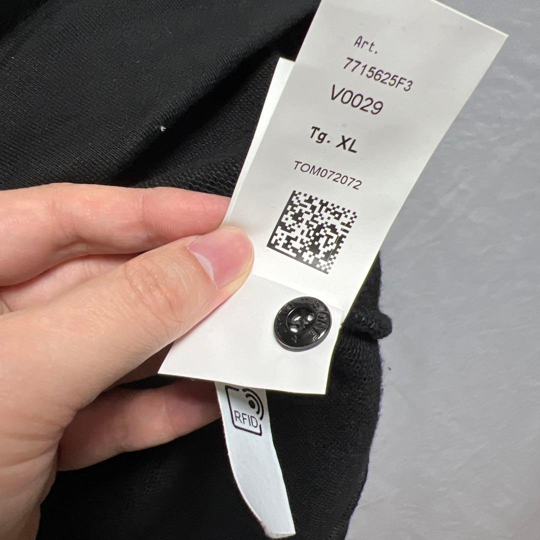 STONE  コットンジャージ スウェットプルオーバーフーディ