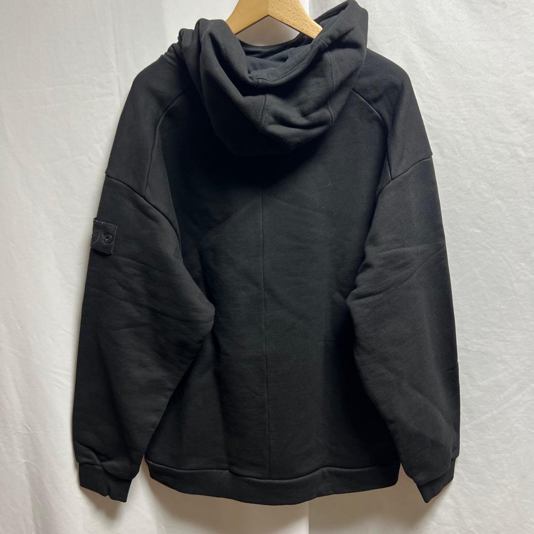 STONE  コットンジャージ スウェットプルオーバーフーディ