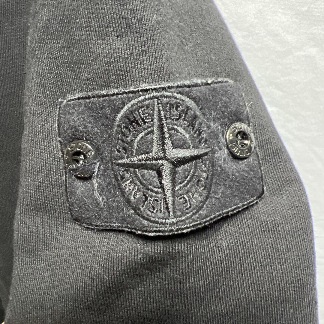 STONE  コットンジャージ スウェットプルオーバーフーディ