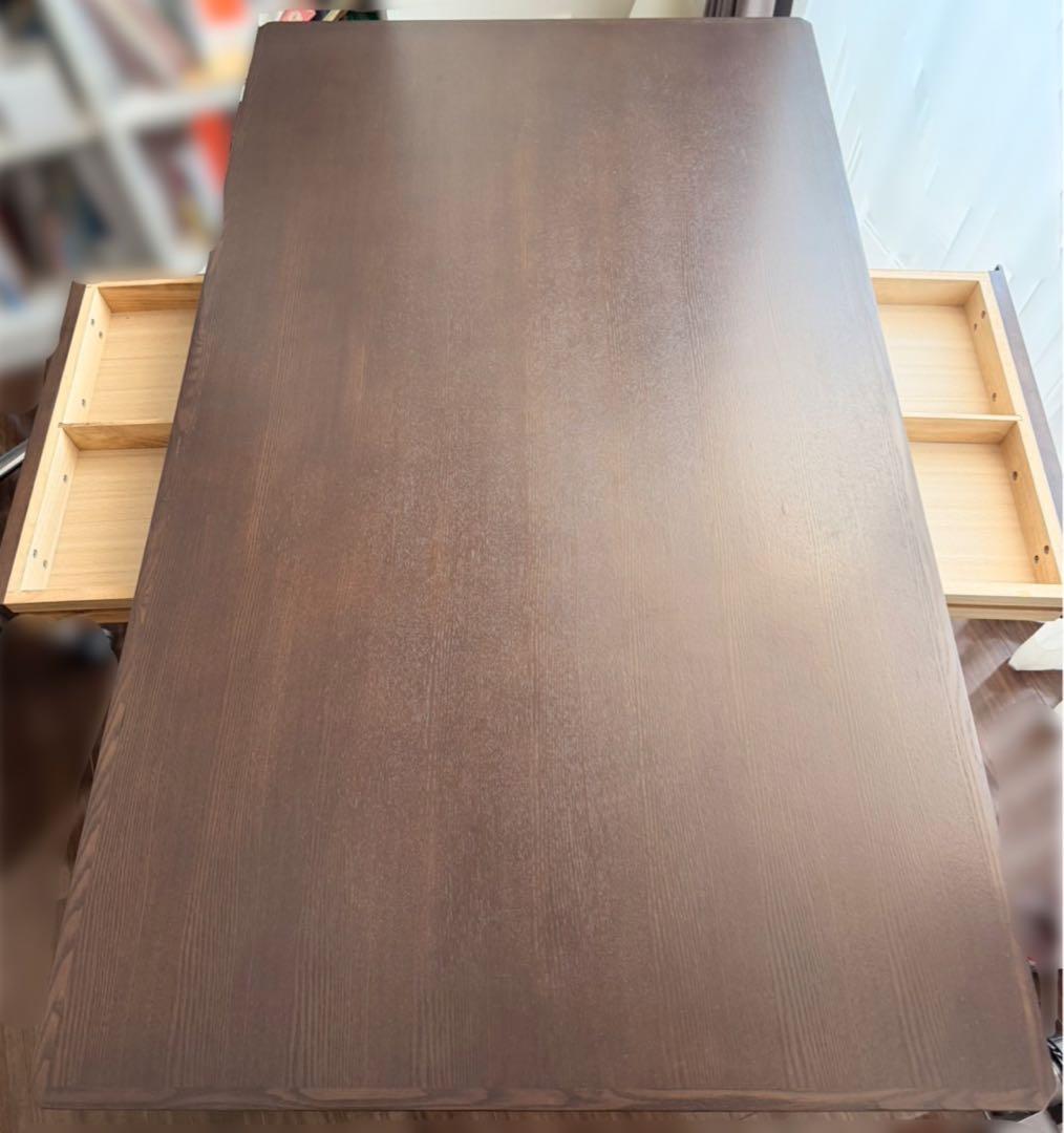 美品！ニトリ　ダイニングテーブル 引き出し付き