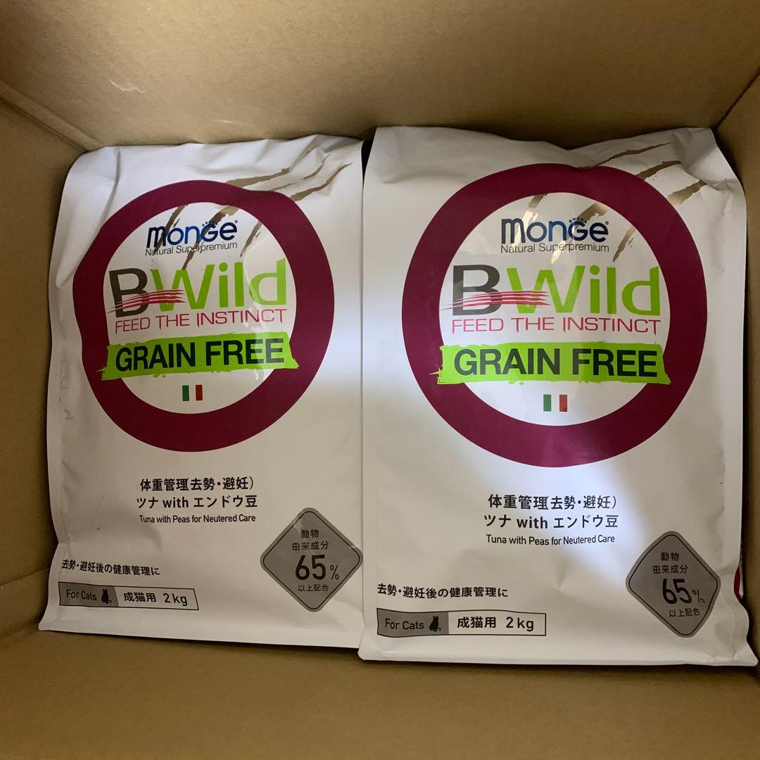 Monge BWild Grain Free ツナ 2kg 2袋(計4kg) Monge BWild Grain Free ツナ 2kg 2袋(計4kg)