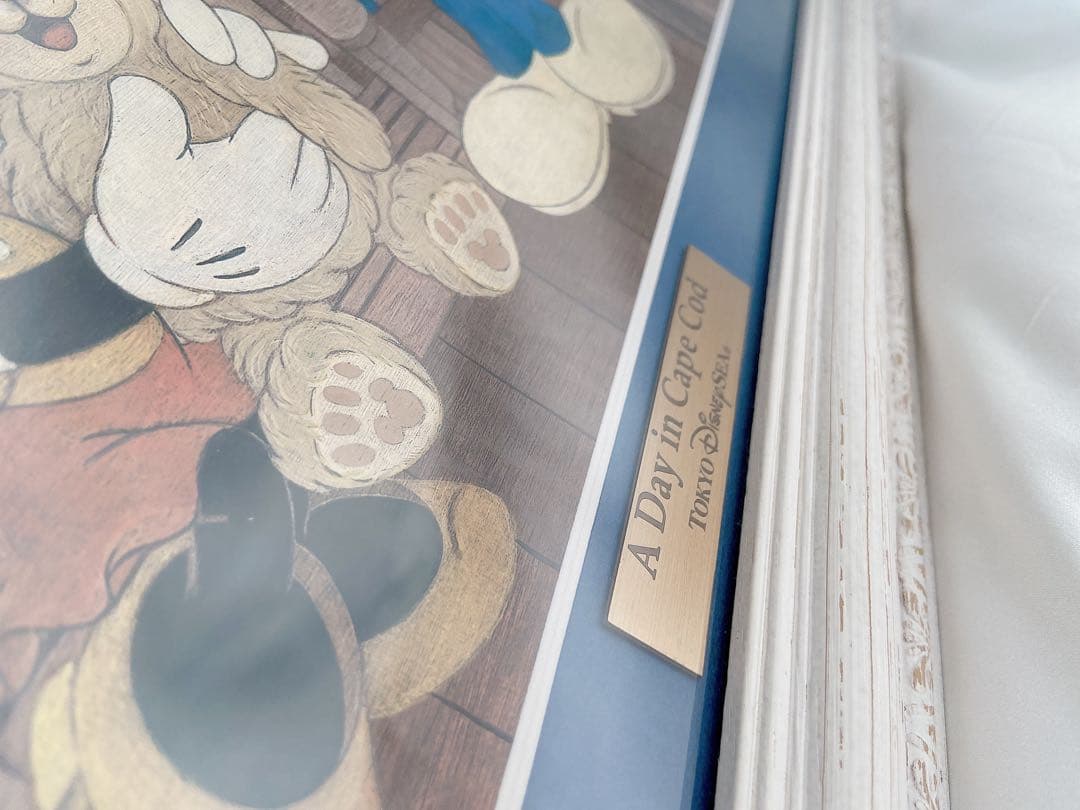 認定証有り　35周年ダッフィー　ジクレー版画　ケープコッドの1日　ジグレー