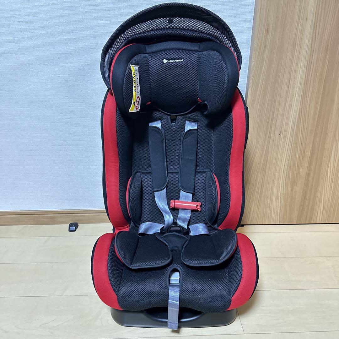 美品 LEAMAN カイナ チャイルドシート ジュニアシート 日除け 1029A