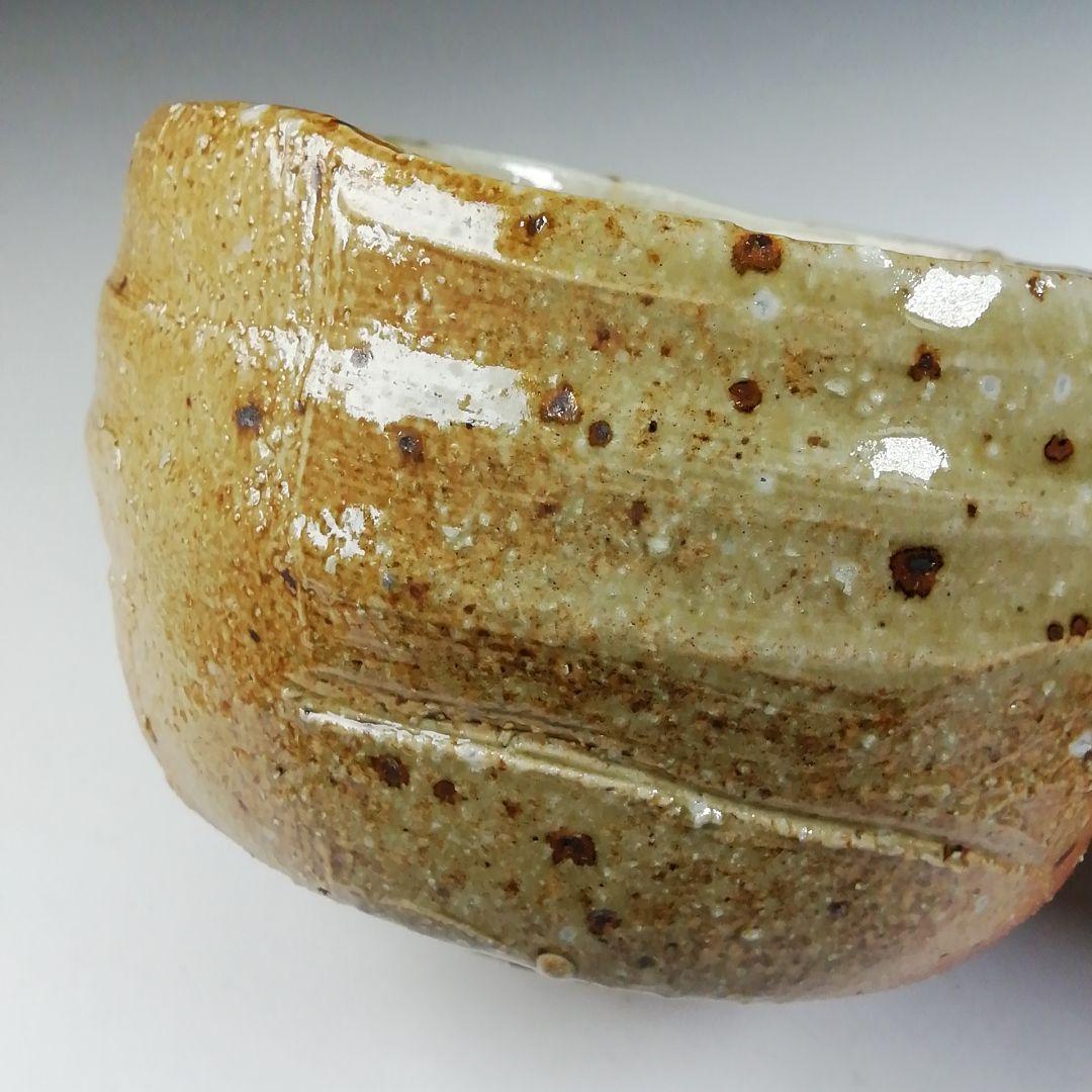 T735 茶碗 『伊賀茶碗』『桃青窯 松本央 造』 共箱 抹茶碗 茶道具