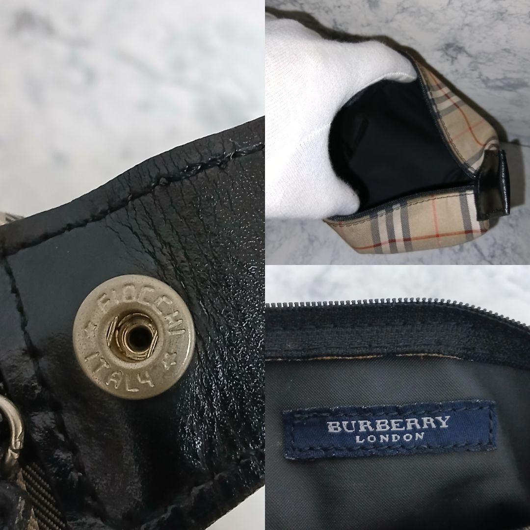 【極希少】BURBERRY LONDON ノバチェック ミニアクセサリーポーチ