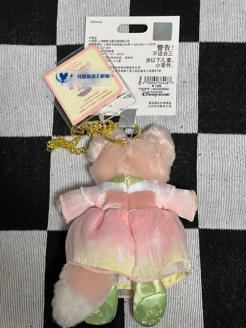 3点セット　リーナベル　上海ディズニー中秋節　ぬいぐるみキーチェーン　ぬいば