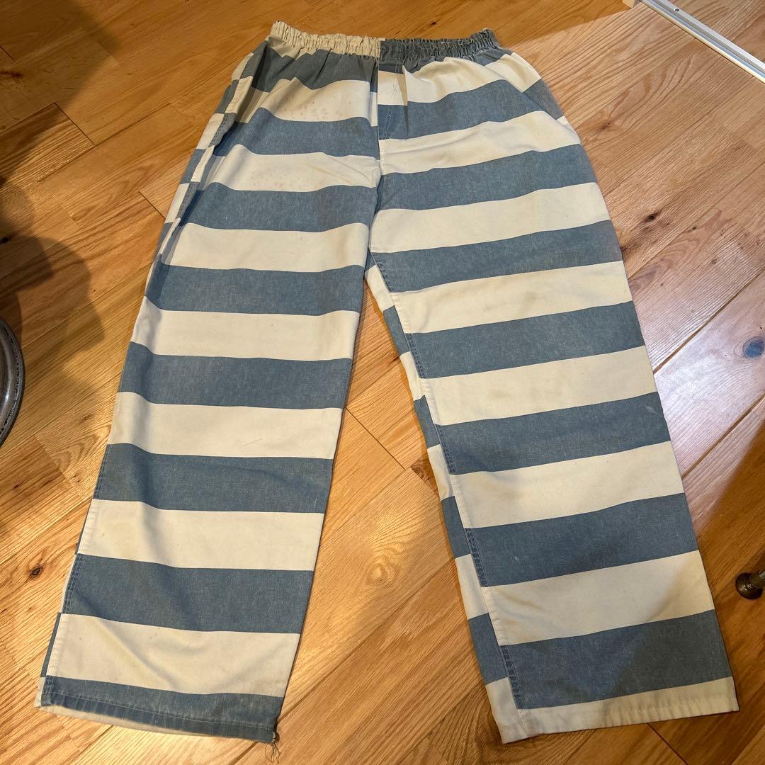 80s ビンテージプリズナーパンツprisoner jail 囚人服