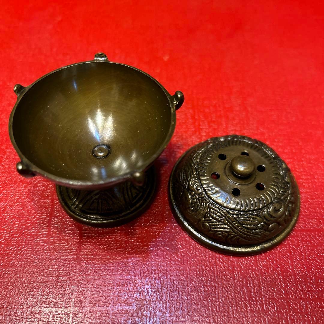 茶道具 唐銅蓋置 七種の内の六種 - 工芸品オリジナル