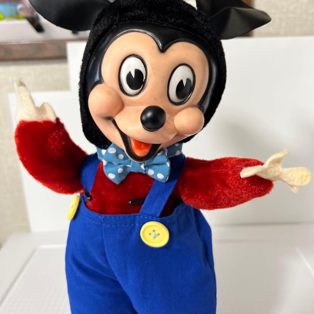 ミッキーマウス　ラバーフェイス　ドール　1960年代 ディズニープロダクション