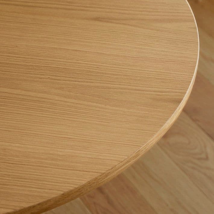 【美品】ウニコ　LENKI(レンキ)　ラウンドテーブル Φ800　ナチュラル