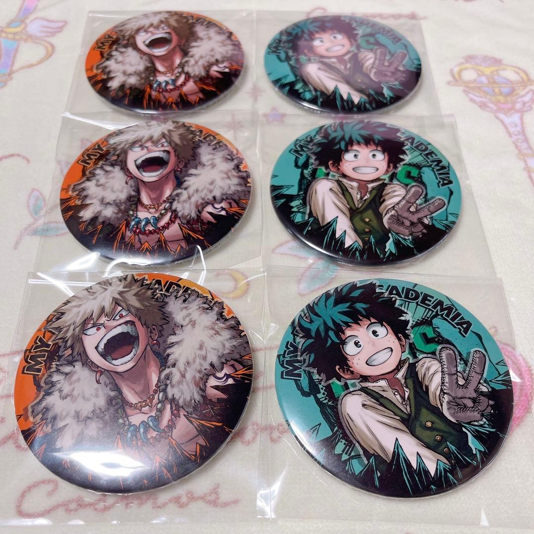 ヒロアカ 爆豪 緑谷 缶バッジ 缶バ 十傑 ヒロアカ 爆豪勝己 緑谷出久 缶バッジ 十傑 JF2025 僕のヒーロー