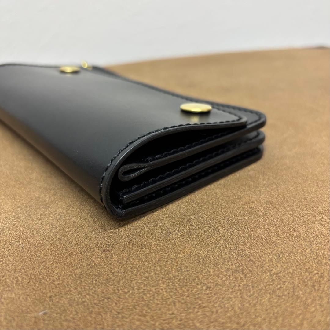 コードバン　トラッカーウォレット　黒　3層