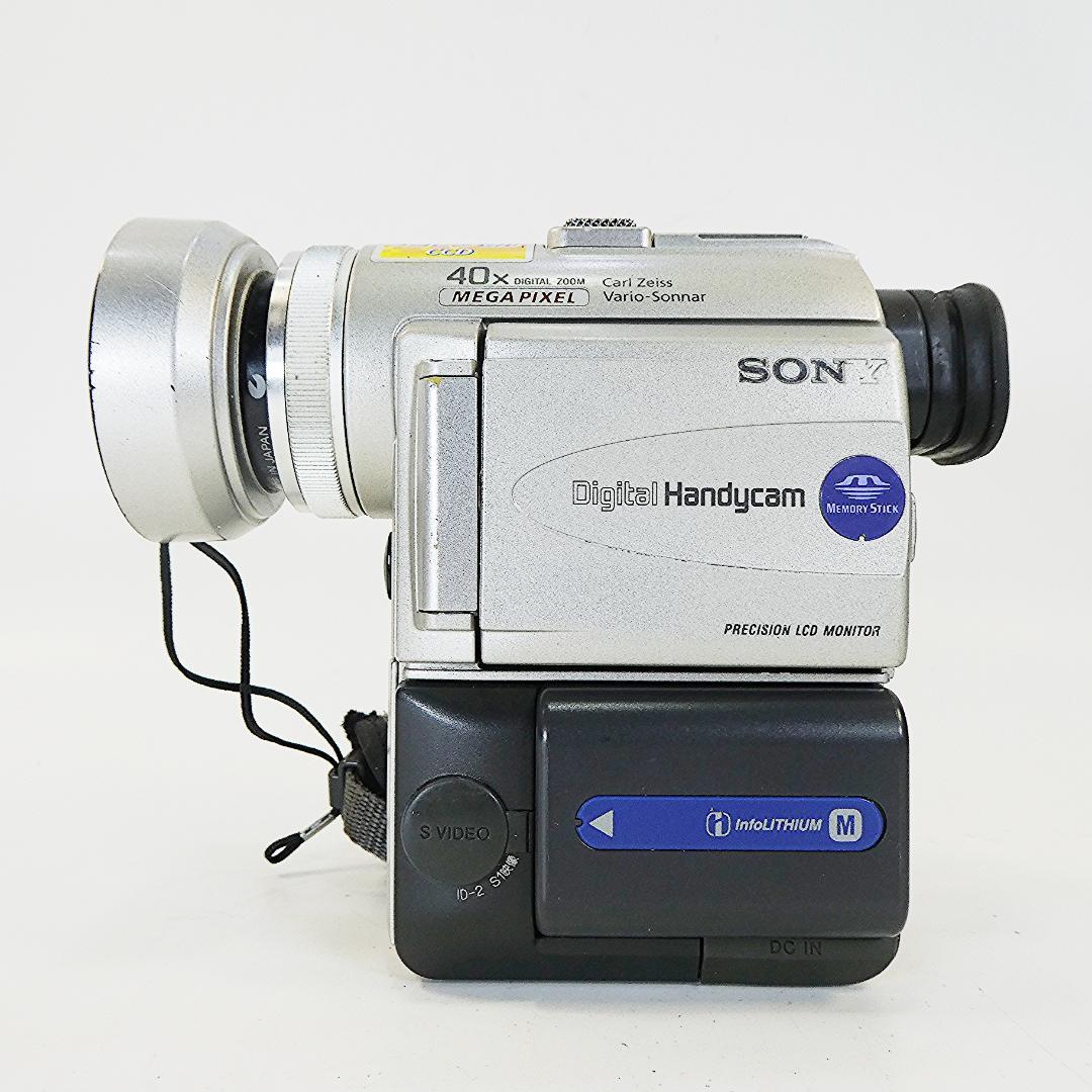 動作品 ソニーDCR-PC100 MiniDV ビデオカメラ DVDダビングに