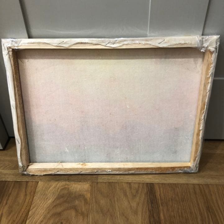 油絵アート（orange flower）