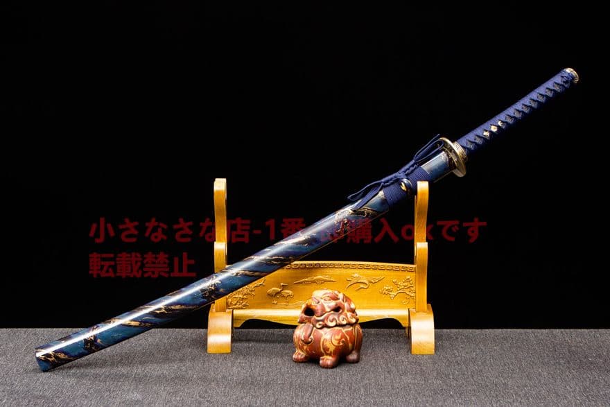 膝切武士刀-高性能マンガン鋼 武具　刀装具　日本刀　模造刀 居合刀