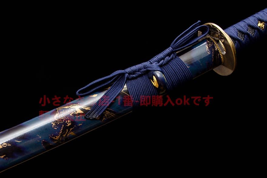 膝切武士刀-高性能マンガン鋼 武具　刀装具　日本刀　模造刀 居合刀