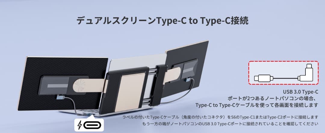 LAPTOMO S6 トリプルポータブルモニター 15.6インチ FHD 美品 - メルカリ