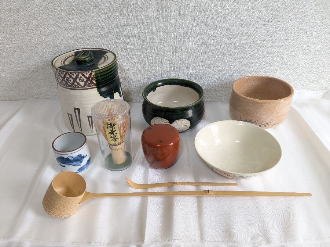 茶道具セット 抹茶碗 建水 水指 蓋置 棗 茶杓 柄杓 茶道具セット 抹茶碗 建水 水指 蓋置 棗 茶杓 柄杓