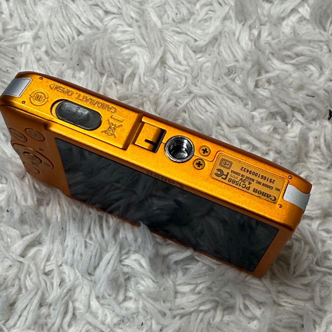 CANON IXY 210F 動作確認済 デジタルカメラ オレンジ OR - メルカリ