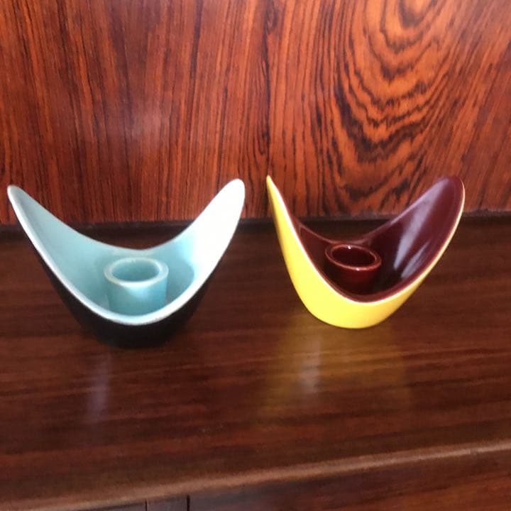 値下げ50s Created Clappison キャンドル立て 2個