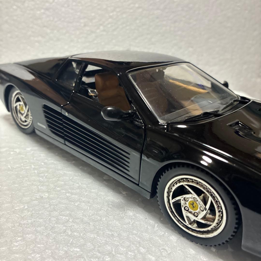 フェラーリ F512M (テスタロッサ)1/18ダイキャストミニカー　ブラック