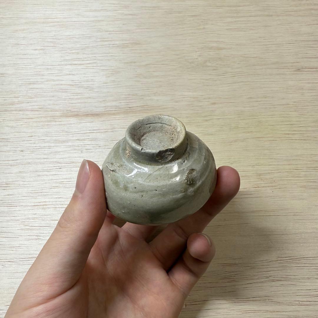 古美濃 古瀬戸 盃 小徳利 涙壺 灰釉 江戸時代 御深井 太白 古常滑 古美術