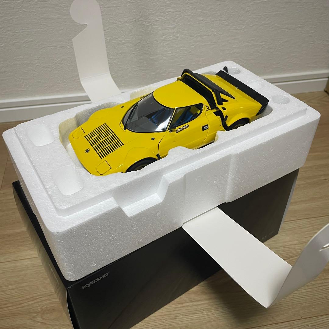 J*1様 京商 1/18 ランチア ストラトス HF イエロー