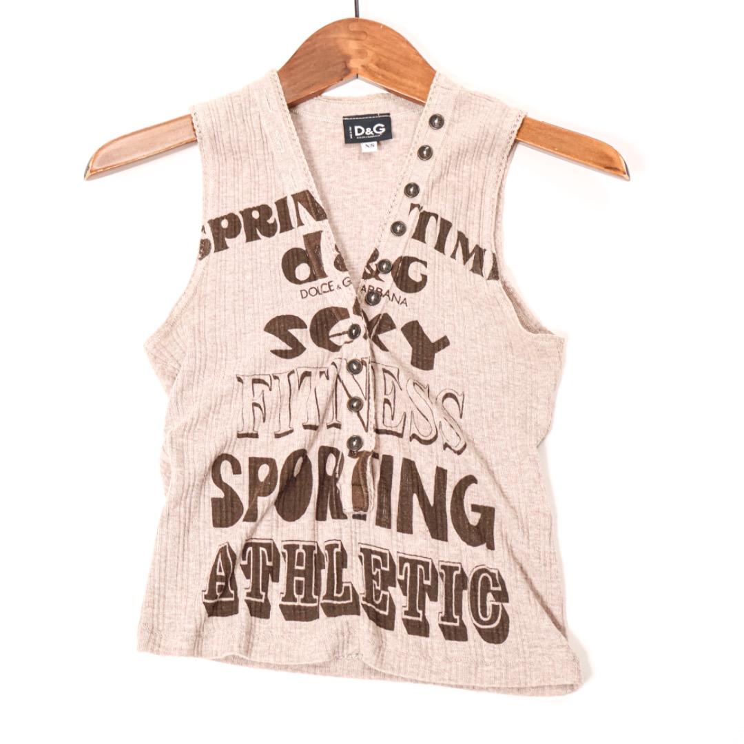 H711◾️ドルチェアンドガッバーナ　ノースリーブ　タンクトップ