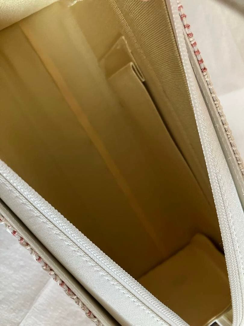 新品◇正絹 春夏 和装バッグ 羅＋レース 西陣 夏帯