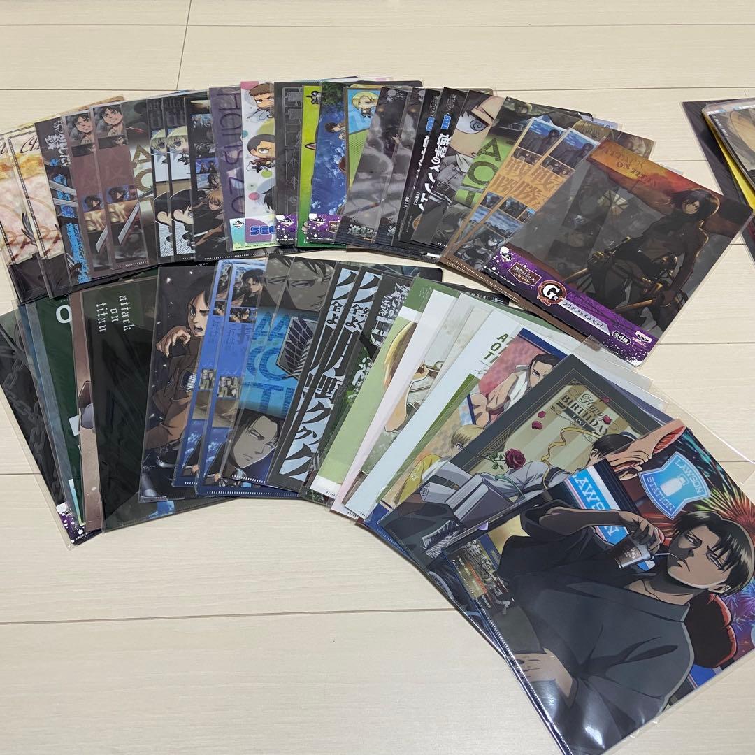 進撃の巨人 クリアファイル48枚セット TBS限定】A4クリアファイル3枚セット／進撃の巨人 | TBS・MBSアニメ