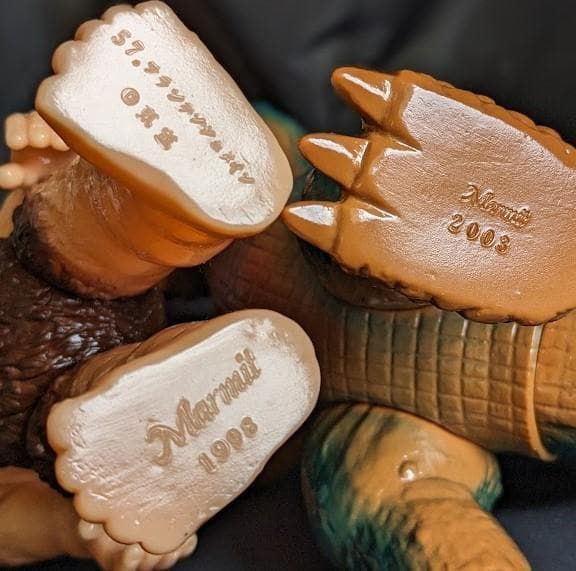 フランケンシュタイン＆バラゴン（マーミット）ソフビフィギュア2体