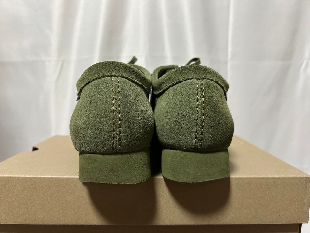 靴 Clarks WALLABEE GTX LODEN GREEN 28cm
