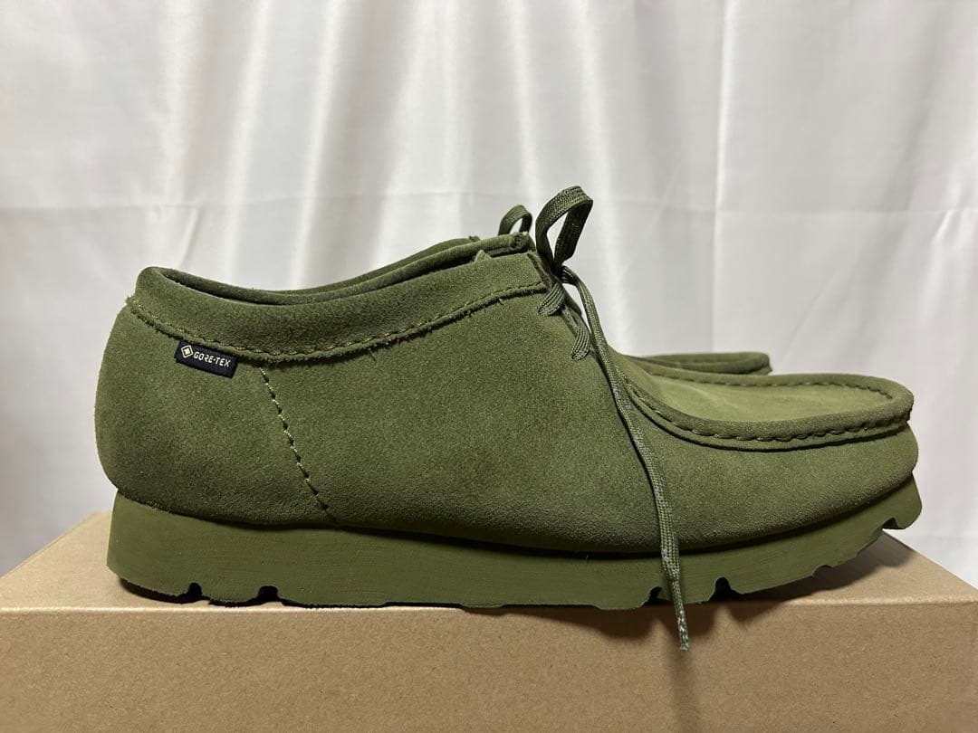 靴 Clarks WALLABEE GTX LODEN GREEN 28cm