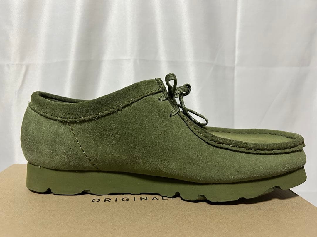 靴 Clarks WALLABEE GTX LODEN GREEN 28cm