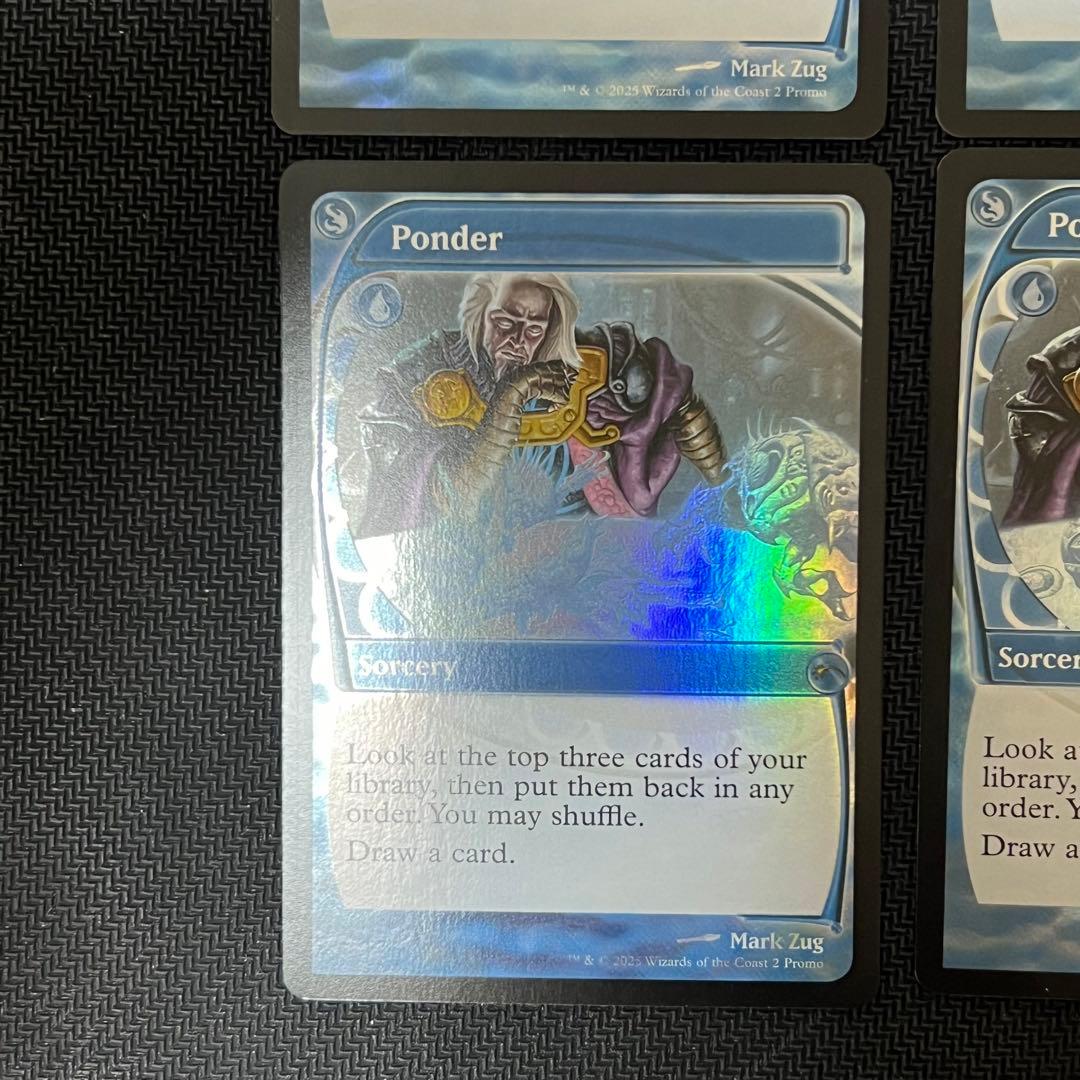 MTG MB2《思案/Ponder》未来予知 英語版foil 4枚セット