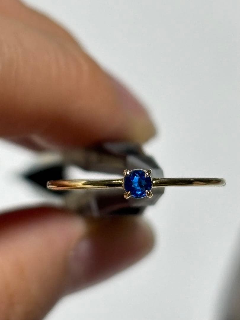 アウイナイトK18華奢リング　13号