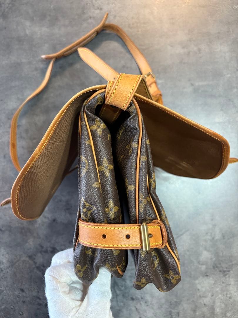 Louis Vuitton モノグラム ショルダーバッグソミュール　1997年