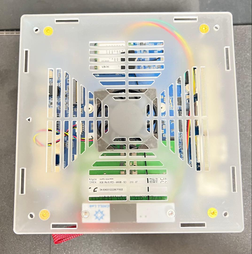 GMKtec NucBox M6 Ryzen 5 6600H 改造静音版 父にミニPCを贈って