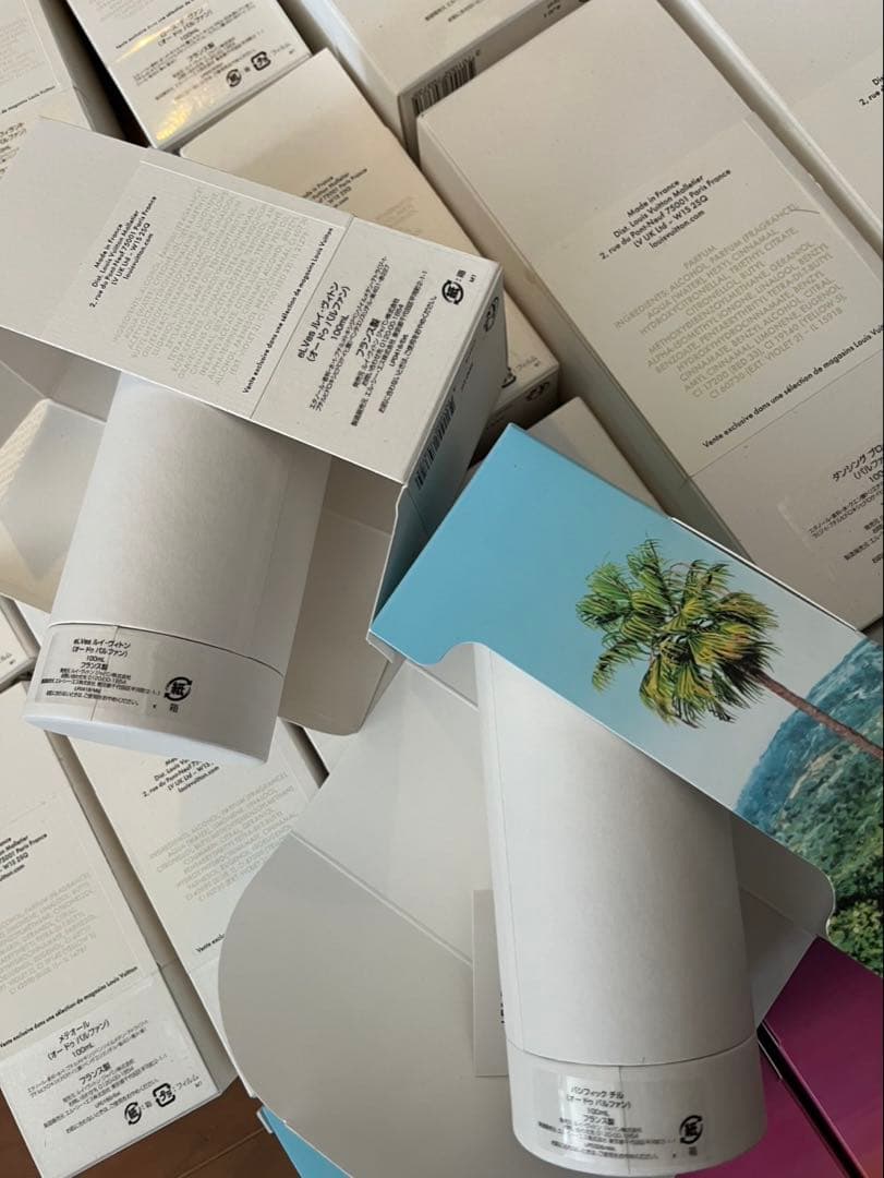 ルイヴィトン 香水 空箱 LOUIS VUITTON】香水空箱9個セット