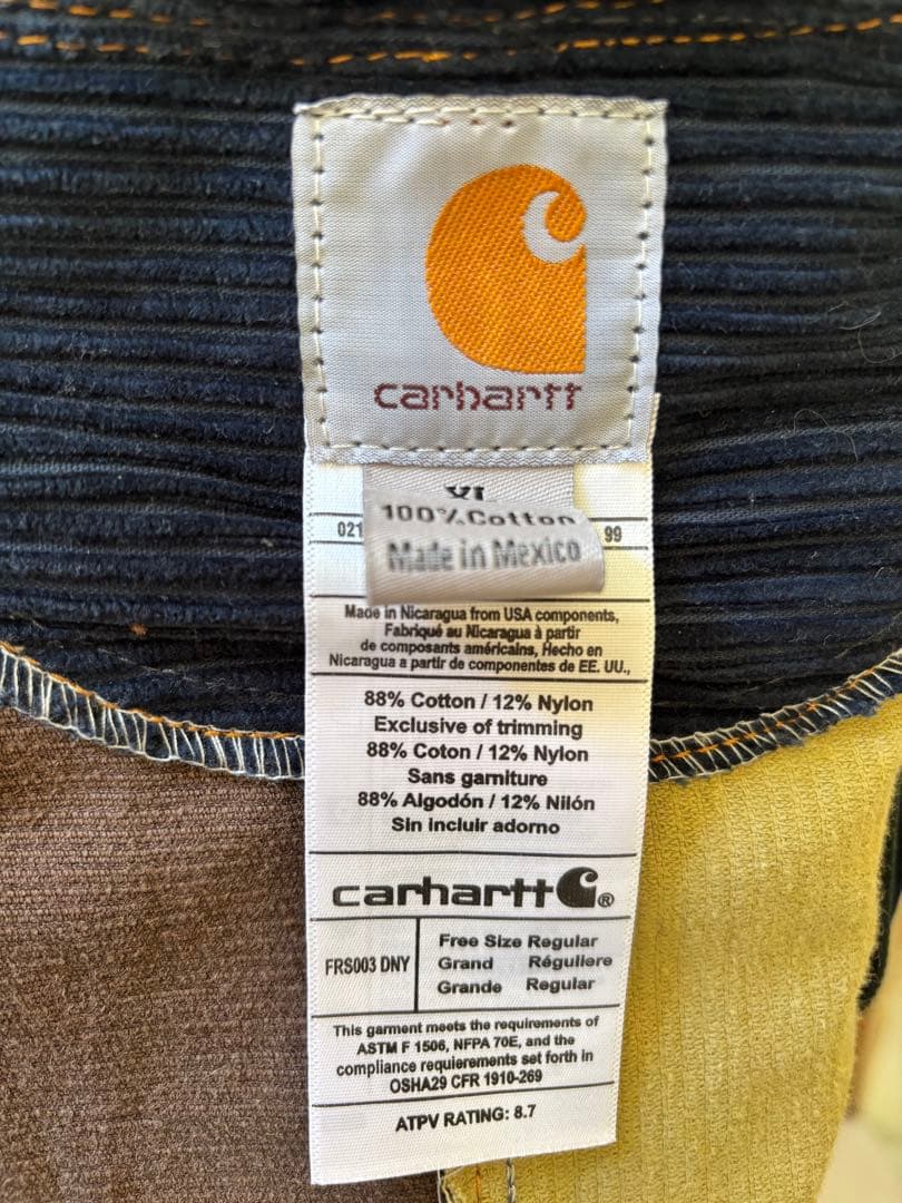 Carhartt リメイク 再構築コーデュロイジャケット XL~2XL