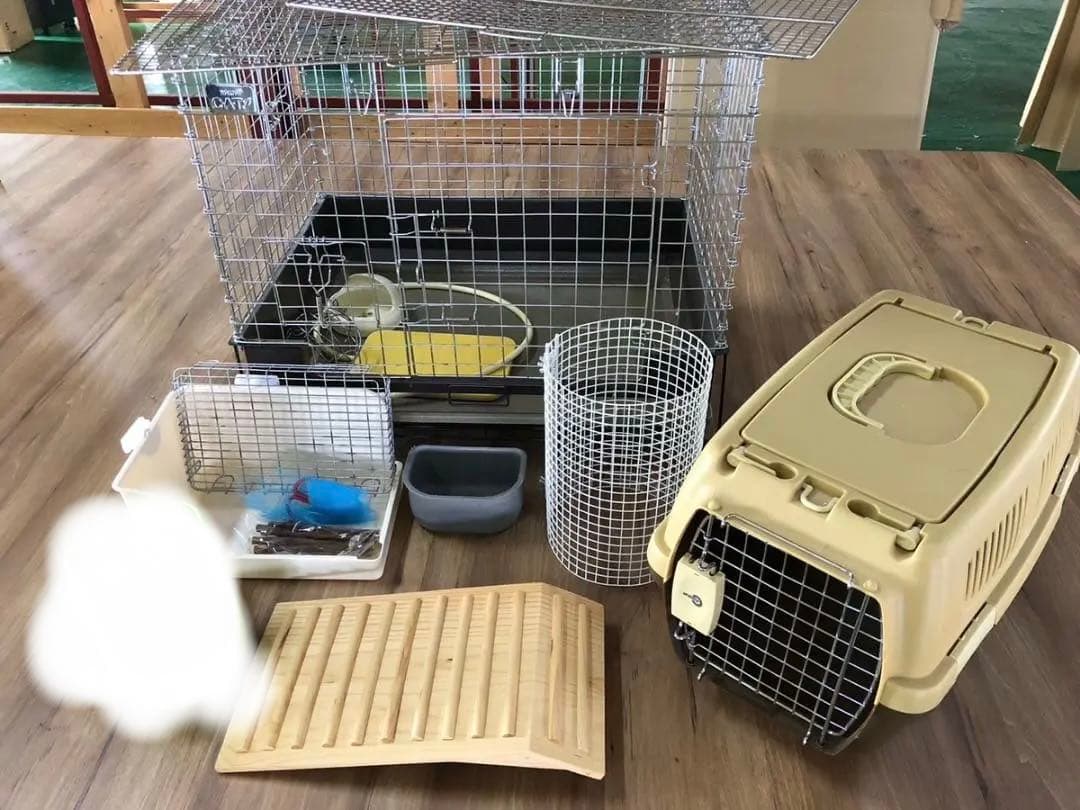 うさぎ用 カワイ　ケージ キャリーケース アクセサリー マルカン マルカン うさぎケージ うさぎのスッキリおそうじケージ（63．5