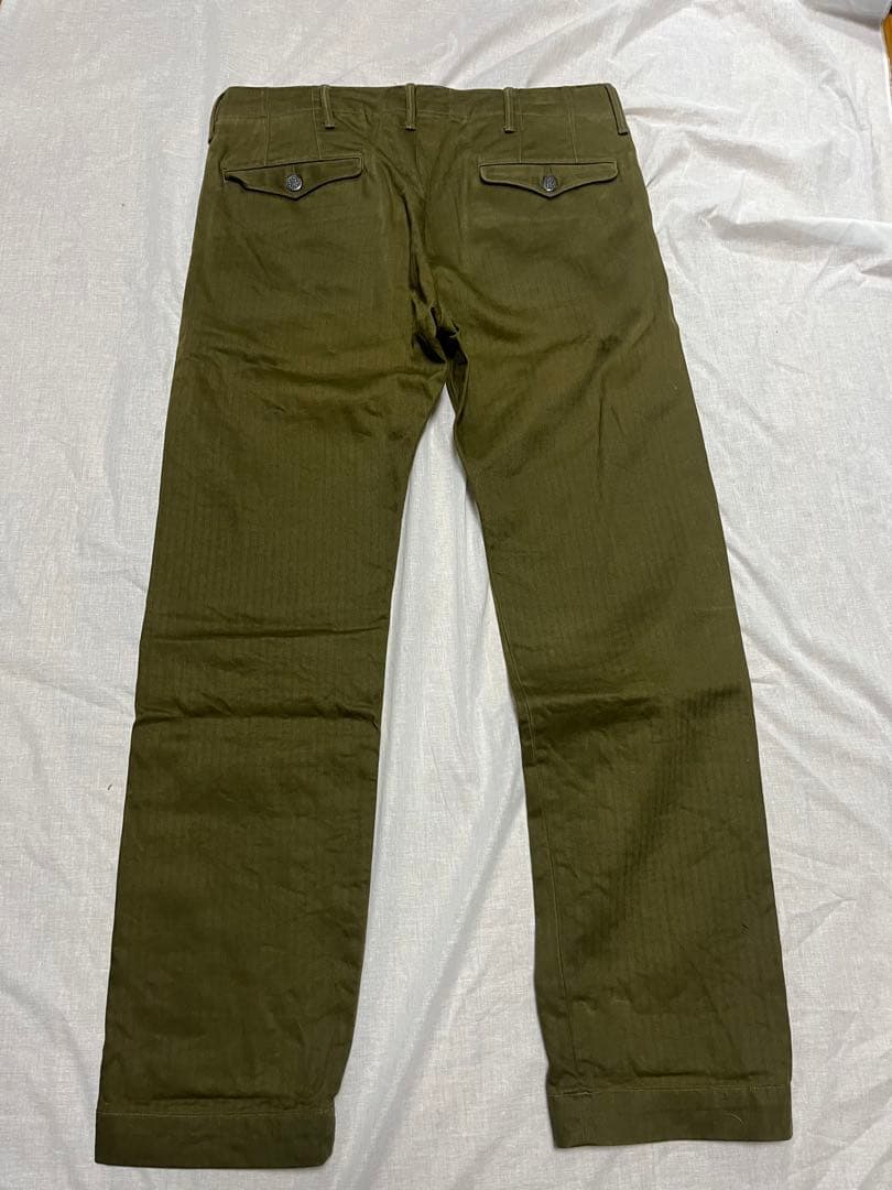 RRL Herringbone チノパンService Blue,31Wx32L｜ RRL Officers 34/32