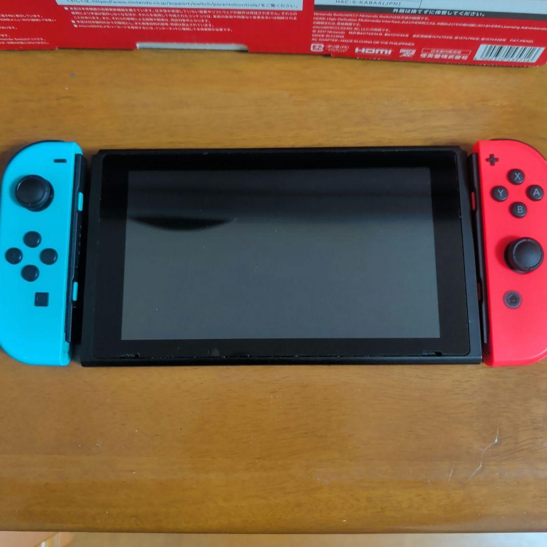 NintendoSwitch本体ネオンブルーレッド+32GBカード【動作確認済】
