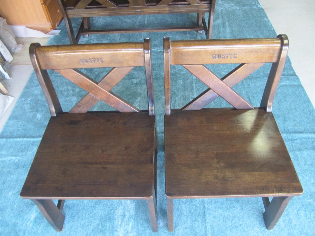 m*a様 カリモク ダイニングテーブルセット RUSTIC 岐阜県 直接引取のみ